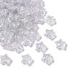 UV Plating Transparent Acrylic Beads OACR-G051-01E-1