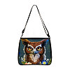 Owl Printed Polyester Shoulder Bags PW-WG8B7D6-12-1