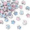 20Pcs 4 Styles Opaque Acrylic Beads OACR-YW0004-37-2