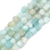 Natural Flower Amazonite Beads Strands GG-CBA9392-14-2