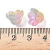 Transparent Glass Beads Caps GLAA-B028-01H-3