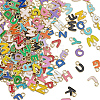180Pcs Alloy Pendants ENAM-SC0007-45-1