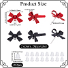 40Pcs 2 Colors Alloy Stud Earring Findings EJEW-SP0001-23-2