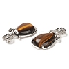 Natural Tiger Eye Pendants G-A031-02P-07-3