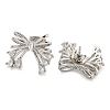 Bowknot Brass Micro Pave Cubic Zirconia Stud Earrings for Women EJEW-P275-05P-2