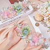 Polyester with Rhinestone  Clothing Patches DIY-WH20010-31-3