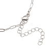 Brass Paperclip Chain Bracelet Making KK-CBADBBF-04P-2
