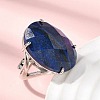 Gemstone Finger Rings RJEW-C154-01-4