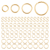 AHADERMAKER 400Pcs 4 Styles 304 Stainless Steel Jump Rings STAS-GA0001-53-1