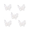 Butterfly with Flower Transparent Resin Cabochons FIND-L019-06A-1