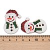 Christmas Themes Opaque Printed Acrylic Pendants LS-OACR-B037-02-3