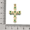 Easter Brass Pave Cubic Zirconia Pendants CU-E002-01D-G05-3