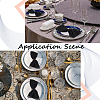Wrinkled Polyester Dinner Cloth Napkins AJEW-WH20020-115D-4
