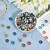 200 Sets 10 Colors Iron Grommet Eyelet Findings SCRA-GF0001-10B-02-3