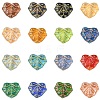 16Pcs 15 Colors Handmade Lampwork Beads LAMP-CJ0002-47-1
