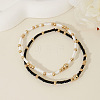 2Pcs Bohemian Style Glass Seed Beads Stretch Bracelets for Women OZ0974-2