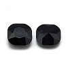 Pointed Back Glass Rhinestone Cabochons RGLA-T032-12x12mm-23-2