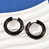 202 Stainless Steel Polishing Hoop Earrings EJEW-M106-02EB-06-3