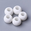 Opaque Acrylic European Beads X-SACR-T343-11-1