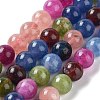 Dyed Natural Malaysia Jade Beads Strands G-G021-01B-06-2