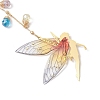 Brass Fairy Pendant Decorations HJEW-JM02976-4