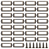 Iron Label Frame IFIN-WH0065-48D-AB-1