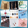 3Bags 3 Colors  Transparent Glass Beads  Segmented Multi-Color Beads GLAA-PH0003-36B-6