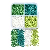 72G 4 Styles Glass Seed Beads SEED-YW0002-77C-1
