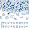 100G Pearlized Opaque Acrylic Beads OACR-TA0004-32D-1