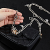 3Pcs Alloy Twisted Chain Bag Strap AJEW-FH00023-3