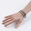 Natural Gemstone Wrap Bracelet BJEW-JB03613-6