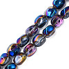 Electroplate Glass Beads Strands EGLA-N008-016-A01-1