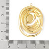 304 Stainless Steel Pendant Cabochon Settings STAS-L293-01G-3