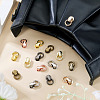 24Pcs 8 Colors Alloy Bag Suspension Clasps FIND-TA0009-98-8