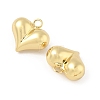 Heart Brass Pendants KK-M327-02D-G-2