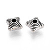 Tibetan Style Alloy Beads TIBE-N013-06AS-2