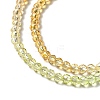 Transparent Gradient Color Glass Beads Strands LS-GLAA-H021-01B-15-3