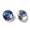 Resin Imitation Opal Cabochons RESI-H148-01-2