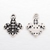 Tibetan Style Alloy Fleur De Lis Pendants EAA367Y-1