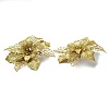 Plastic Glitter Artificial Flower LS-HJEW-R124-03-3