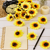 30Pcs Plastic Sunflower DIY-LP0006-10-1