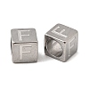 304 Stainless Steel European Beads STAS-D382-02F-P-1