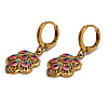 Alloy Enamel Hoop Earrings for Women PW-WG6BD46-01-1