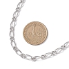 5MM 304 Stainless Steel Figaro Chain Necklaces for Women NJEW-JN05629-4