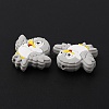 Bird Food Grade Eco-Friendly Silicone Beads SIL-WH0018-003B-2