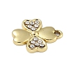 Alloy Rhinestone Pendants PALLOY-P308-10KCG-2