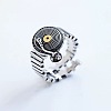 Brass Cuff Open Rings WG43305-01-2