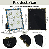 Rectangle Zinc Alloy Enamel Photo Frame Stand AJEW-WH0794-87C-2