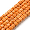 Natural Agate Beads Strands G-M422-A01-02O-2