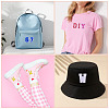 36Pcs 2 Sets 2 Styles Letter A~Z & Number 0~9 Polyester Embroidery Sew On Patches Sets PATC-TA0001-55G-6